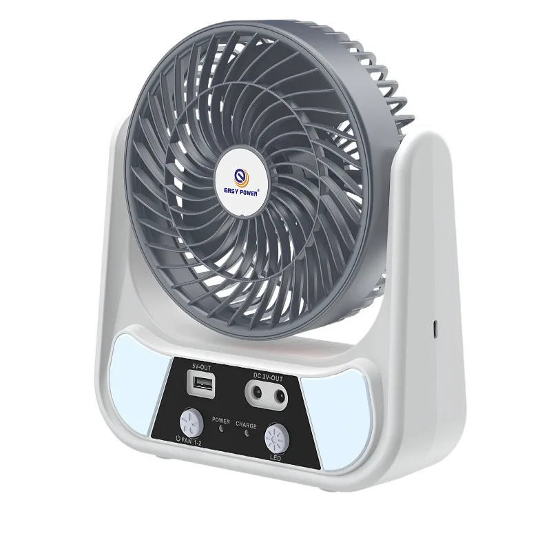 EP-608 Solar Fan-4 light-Power Bank