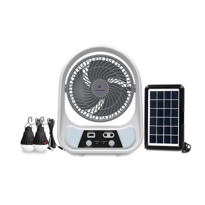 EP-606 Solar Fan-4 light-Power Bank